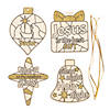 Color Your Own Glittery Nativity Ornaments - 12 Pc. Image 1