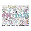 Color Your Own God Made Each of Us Unique Posters - 30 Pc. Image 1