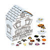 Color Your Own Halloween Haunted Houses - 12 Pc. Image 1