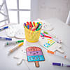 Color Your Own Ice Pop Shapes - 12 Pc. Image 2