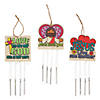 Color Your Own Jesus Loves You Wind Chimes - 12 Pc. Image 1