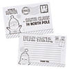 Color Your Own Letter to Santa Postcards - 24 Pc. Image 1