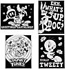 Color Your Own Looney Tunes&#8482; Fuzzy Posters - 24 Pc. Image 1