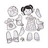 Color Your Own Lunar New Year Jointed Cutouts - 12 Pc. Image 1