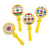 Color Your Own Maraca Clappers - 12 Pc. Image 1
