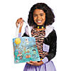 Color Your Own Medium Goofy Goblins Halloween Tote Bags - 12 Pc. Image 2