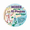Color Your Own Moses & the 10 Plagues Wheels - 12 Pc. Image 1
