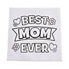 Color Your Own Mother&#8217;s Day Canvas Pillow Cover Image 1