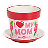 Color Your Own Mother&#8217;s Day Flower Pot - 6 Pc. Image 1