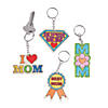 Color Your Own Mother&#8217;s Day Keychains - 12 Pc. Image 1