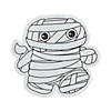 Color Your Own Mummy Shapes Image 1