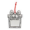 Color Your Own My Gift to Jesus Ornaments - 12 Pc. Image 1