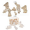 Color Your Own Nativity Playset Craft Kit - Makes 24 Image 1