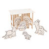 Color Your Own Nativity Stable Sets - 6 Pc. Image 1