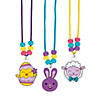 Color Your Own Necklace Easter Egg Fillers - 24 Pc. Image 1