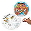 Color Your Own Noah&#8217;s Ark Story Wheels - 12 Pc. Image 1