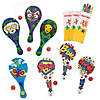 Color Your Own Paddleball Craft Kit Assortment - Makes 36 Image 1