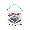 Color Your Own Patriotic Banners with Pom-Pom Trim - 12 Pc. Image 1
