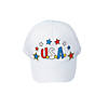 Color Your Own Patriotic Baseball Caps - 12 Pc. Image 1