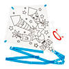 Color Your Own Patriotic Kites - 12 Pc. Image 1