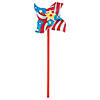 Color Your Own Patriotic Pinwheels - 12 Pc. Image 1