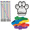 Color Your Own Paw Print Stationery Poster Kit &#8211; 78 Pc. Image 1