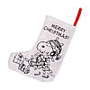 Color Your Own Peanuts&#174; Christmas Stockings - 12 Pc. Image 1