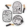 Color Your Own Peanuts<sup>&#174;</sup> Snoopy Fuzzy Magnets - 12 Pc. Image 1
