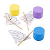 Color Your Own Pool Noodle Boat Craft Kit - 12 Pc. Image 1