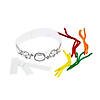 Color Your Own Rainbow Crown Craft Kit - Makes 12 Image 1