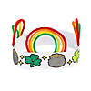 Color Your Own Rainbow Crown Craft Kit - Makes 12 Image 1