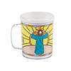 Color Your Own Religious Easter BPA-Free Plastic Mugs - 12 Ct. Image 2