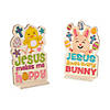 Color Your Own Religious Easter Bunny & Chick Tabletop Signs - 12 Pc. Image 2