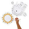 Color Your Own Revolution & Rotation Educational Craft Kits - 12 Pc. Image 1