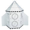 Color Your Own Rocket Ship Playhouse Image 1