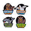 Color Your Own Rocky Beach VBS Fuzzy Magnets - 12 Pc. Image 1