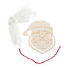 Color Your Own Santa with Beard Ornament Craft Kit - Makes 12 Image 1