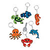 Color Your Own Sea Life Keychains - 12 Pc. Image 1