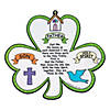 Color Your Own Shamrock Trinity Cutouts - 12 Pc. Image 1