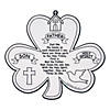 Color Your Own Shamrock Trinity Cutouts - 12 Pc. Image 1