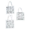 Color Your Own Small Easter Tote Bags - 12 Pc. Image 1