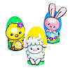 Color Your Own Spring Animals Easter Egg Holders - 24 Pc. Image 2