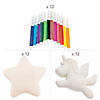 Color Your Own Squishy Craft Kit Assortment - Makes 24 Image 1