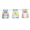 Color Your Own Superhero Cape Paper Pennant Banner - 30 Pc. Image 1