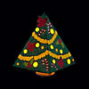 Color Your Own Tea Light Luminary Christmas Tree Craft Kit - Makes 12 Image 3