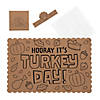 Color Your Own Thanksgiving Place Setting Sets - 12 Pc. Image 1