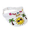 Color Your Own Tropical Visors - 12 Pc. Image 1