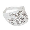 Color Your Own Tropical Visors - 12 Pc. Image 1