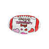Color Your Own Valentine Footballs - 12 Pc. Image 1