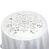Color Your Own Wedding Circle Table Toppers - 3 Pc. Image 1